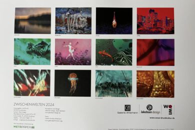 Rückseite des Kunstkalenders von WoWi Druckkultur und Galerie Ahlemann